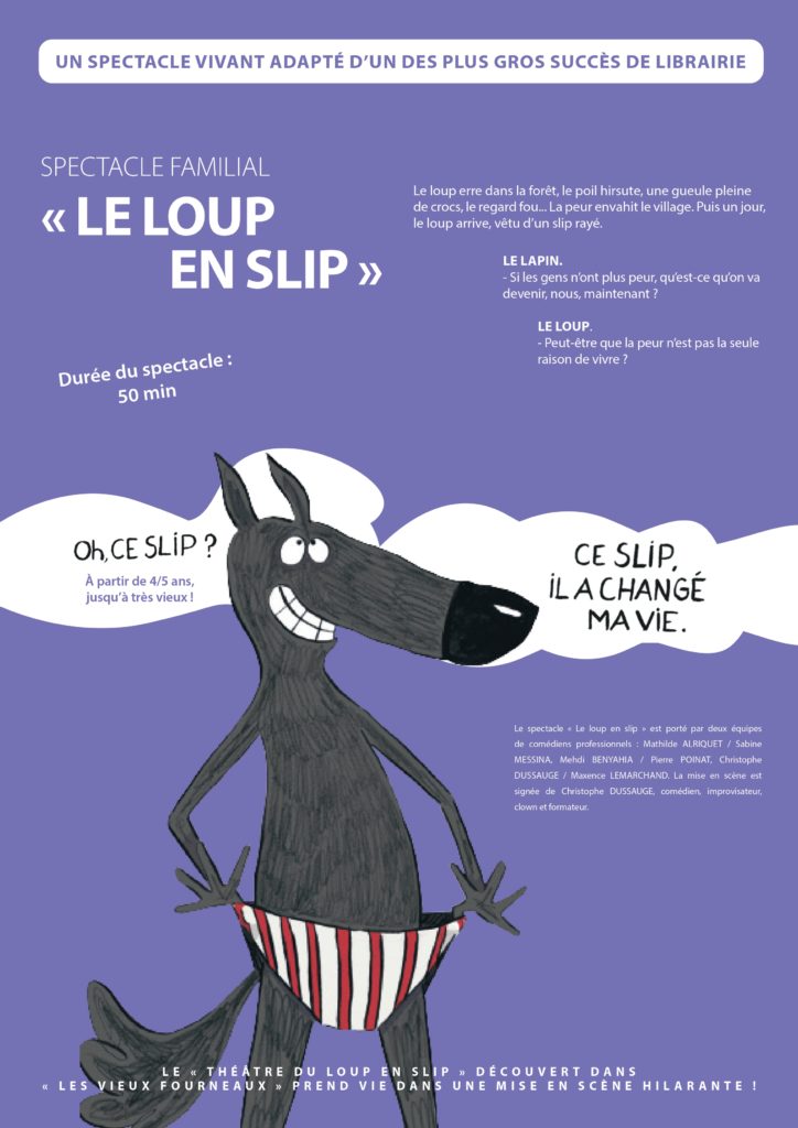 LE LOUP EN SLIP - Compagnie CréACT'itude