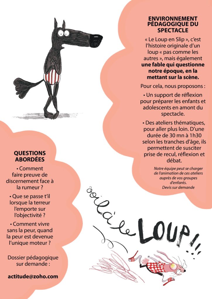 LE LOUP EN SLIP - Compagnie CréACT'itude